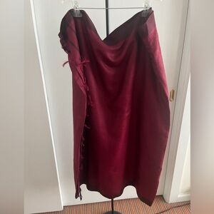 New Fabindia style handwoven Tussar 100% silk pashmina saree Wine 🍷 + blouse